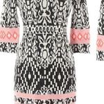Yoana Baraschi  damask tribal print bodycon dress Photo 1