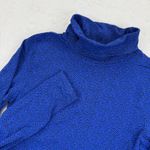Athleta  Turtleneck Top Women's Size S Blue Black‎ Long Sleeve Athletic Photo 1