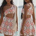 Tiare Hawaii Anthropologie Kea One-Shoulder Linen Cotton Mini Dress, Size XS Photo 1