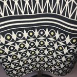 Sophie Max Studio Womens Dress Size XS Black White Geometric 3/4 Flounce Sleeve Photo 2