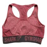 Gymshark Flex Racerback Seamless Sports Bra Size Small Pink and Grey Photo 1