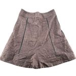 Azwell Vintage Y2K Midi Skirt Brown S A-Line Embroidered Floral Cutout Detail Photo 0