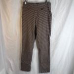 Anne Klein Brown Plaid Pull On Skinny Dress Pant Trousers Size 6 Stretch Work Photo 11