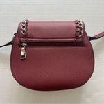 Black Rivet Saddle crossbody bag with silver chain link Photo 2