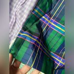 Ellen Tracy Vintage rare 60/70s plaid taffeta wrap long skirt, size medium large Photo 9