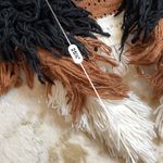 Dee Elly Fringe Yarn Color block Cardigan Photo 4