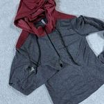 Free People FP Movement Gray Lightweight Layer Hoodie Size Small EUC Take A Leap Photo 0