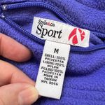 Style & Co Y2K Womens Reversible Vest Fleece Nylon Outdoor Black Purple Medium Photo 8