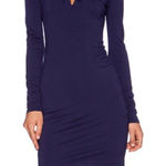 Halston Heritage  Mini Dress Twist Front Midnight Photo 0