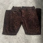 KUT from Kloth KUT Connie High Rise Ankle Skinny Leopard Print Jeans Photo 1