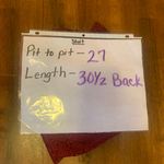 Jones & Co Top 1X Vibrant Orange Blouse with Front Pockets 100% Cotton Photo 4