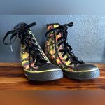 Sequined, floral high tops, women’s size 11 Black Photo 4
