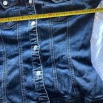 Miss Sixty Vintage Denim Jacket Women’s Sz Large Blue Distressed Made In Italy Photo 7