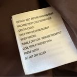 Michael Kors MK Brown Sheen Belted Puffer Jacket Size L Photo 5