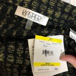Kasper NWT Black Gold Harvest Moon Knit Skirt New Photo 4