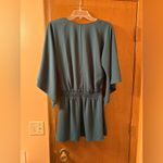 Amanda Uprichard flutter sleeve green mini dress Photo 3