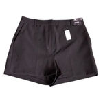 EXPRESS NWT Black Editor Super High Rise Shorts Photo 0