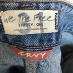 We The Free  blue curvy denim shorts Photo 5