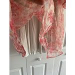 Audrey Parks Medium Pink Floral Coquette Mini Babydoll Dress Ethereal Mini Photo 4