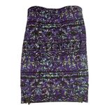 LuLaRoe Cassie Pencil Stretchy Purple Black Green Geometric Skirt L NWT Photo 1