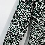 Susana Monaco Green & Black Tile Dot Print Fitted Business Casual Dress Medium M Photo 1