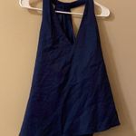 Ramy Brook  Daisy V Neck Flowy Navy Tank Photo 3