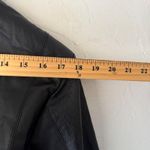 Phase Two Vintage Black Leather Jacket XL Full Zip Classic Moto BIker Grunge Photo 8