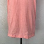 J.Crew Slub 100% Cotton Coral Crewneck Women’s Tee, Sz Large Photo 2