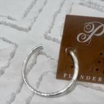 Plunder Silver Hoop Earrings Photo 2