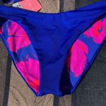 Maaji reversible Bikini Cobalt Blue Parade Crochet And Fushia L Photo 5