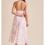 Altar'd State NEW Altar’d State Pink Floral Maxi Halter Dress Size Medium NWT Photo 1