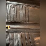 Bebe  Black Logo Embossed Faux Leather Wallet Photo 3