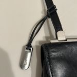 Hartmann vintage leather purse, black, toggle flap closure, EUC Black Photo 2