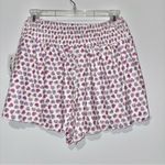 Altar'd State Altar’d State Candy Heart Print‎ Pajama Lounge Shorts pink purple size small Photo 0