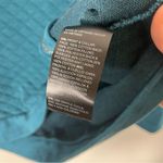 Chico's Chico’s Quilted Style Pull Over Cowl Neck Turquoise Sweater w Side Zip Size L Photo 9