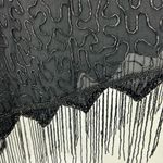 Scala  beaded fringe silk dress formal cocktail party mother of the bride 2x Plus Photo 3