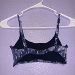 Cyn & Luca blue star print bikini swimsuit top Photo 1