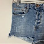 Band of Gypsies Zoey Frayed Hem Button Fly Distressed Shorts Size 25 Photo 5
