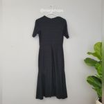 Shoshanna  Belva Stretch Knit Crewneck Short-Sleeve A-Line Dress Photo 7