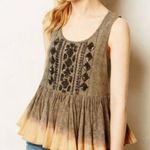 Anthropologie AKEMI + KIN Women’s Sequined Ruffle Peplum tank top Photo 0