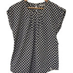 Woolrich  Navy/White Gingham Top Size L Photo 0