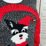 United States Sweaters Untied States Sweaters Ugly Christmas Terrier Dog Sweater Black Red XL Photo 4