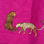 eesome Pink fuschia Mini Dress leopards cheetah Vibrant short balloon sleeve Photo 8