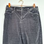 Tribal Y2K Cropped Corduroy Pants Cropped Gray Pinstripe Bootcut Slacks Size 4 Photo 2