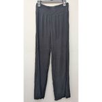 Shade & Shore  Cover-Up Pants Wide-Leg Side Slits Smocked Waist Black Size XS Photo 1