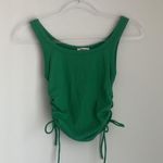 Princess Polly  Green Side Tie Tank Photo 0