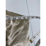 Birdy Grey  Kensie Dress Shiny Satin Neutral Champagne Size Large Photo 9