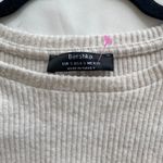 Bershka Women Ribbed Cream Bodycon dress Size S Photo 3