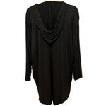 Market & Spruce  Black Heathered Hoodie Size 2X Photo 2