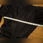 Classy Black satin jacquard Mini Dress size M Size M Photo 9